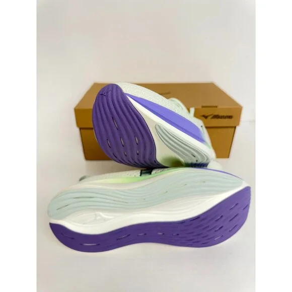 -4011 Women's Mizuno Neo Zen Running Shoes Regular Mint/White-US 6.5 - Picture 4 of 5